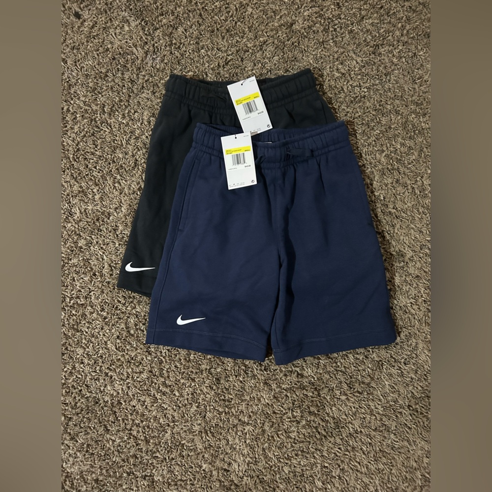 Nike Youth Navy and Black Shorts Duo